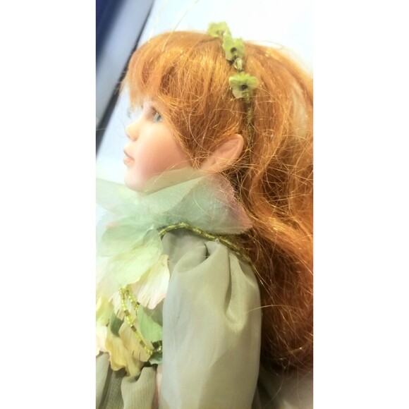 Kelly J Rubert AEL 2001 Porcelain Adorned Fairy Doll 15" - Picture 4 of 5